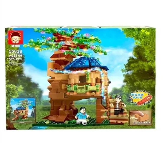55038 Minecraft: My World. Дом на дереве. Майнкрафт 537 деталей