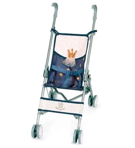 Детская коляска для куклы Детская прогулочная коляска трость DeCuevas 90090 Синяя