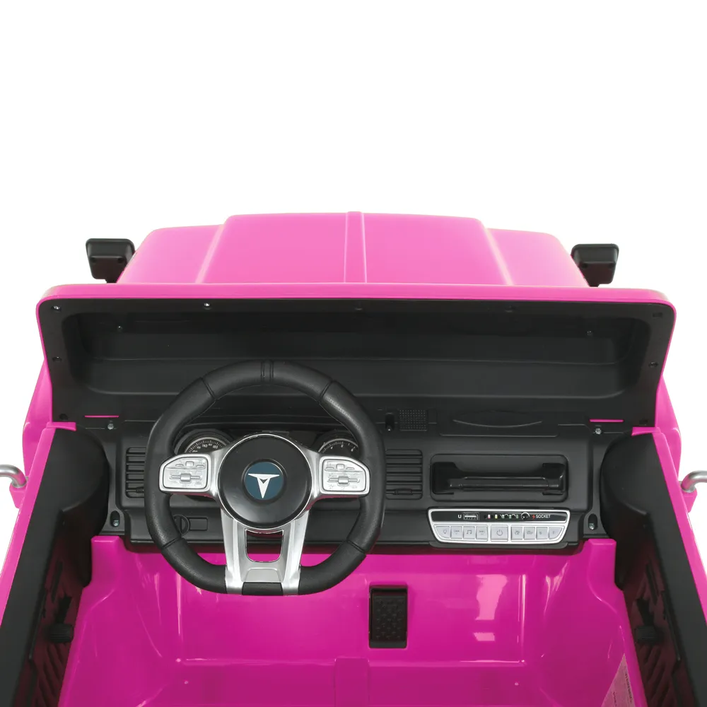 M 4968EBLR-8(24V) 4WD Toyota EVA колеса с кожаным сидением/розовый