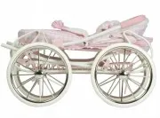 Детская коляска для куклы с сумкой DeCuevas 81046 классическая складная