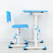 Дитяча регульована пластикова парта зі стільцем Bambi M 4820-4 блакитна